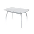 Стол раздвижной Бостон-3 Белый глянец (Триумф) 