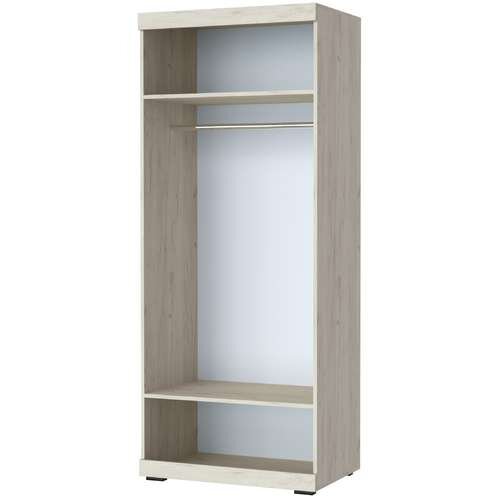 Шкаф ШС-800 Соната, Крафт белый - Антрацит 