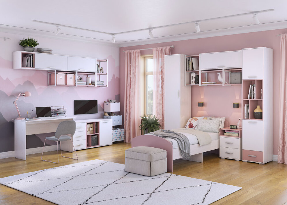 Тумба 1 дверь и 3 ящика Лило 