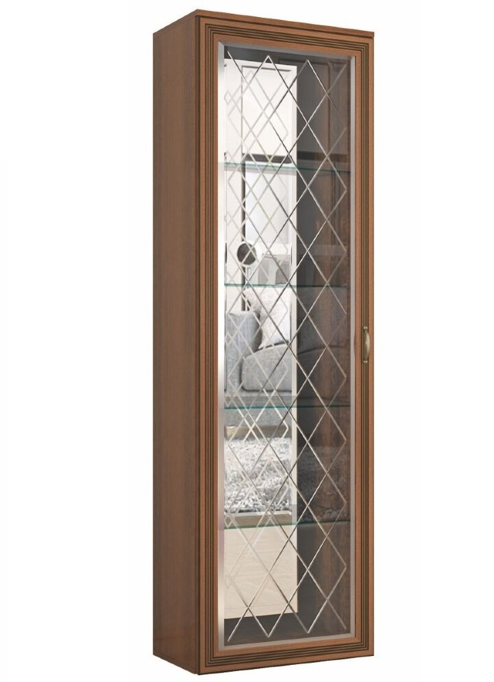 Пенал-витрина Ливорно ЛШ-8, орех донской 