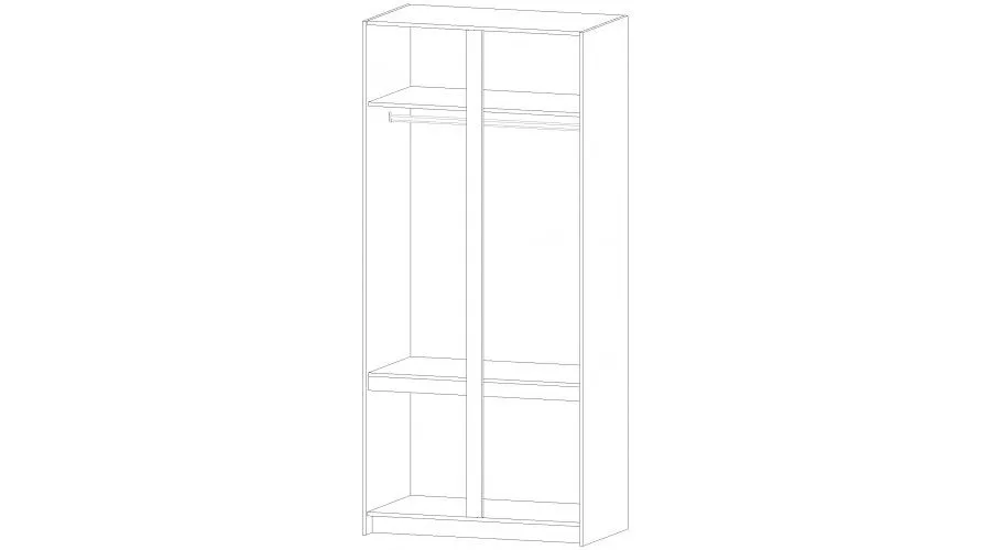 Шкаф ШК-01 Бостон, дуб Вотан 