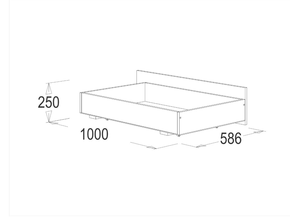 Кровать Ольга 1Н 