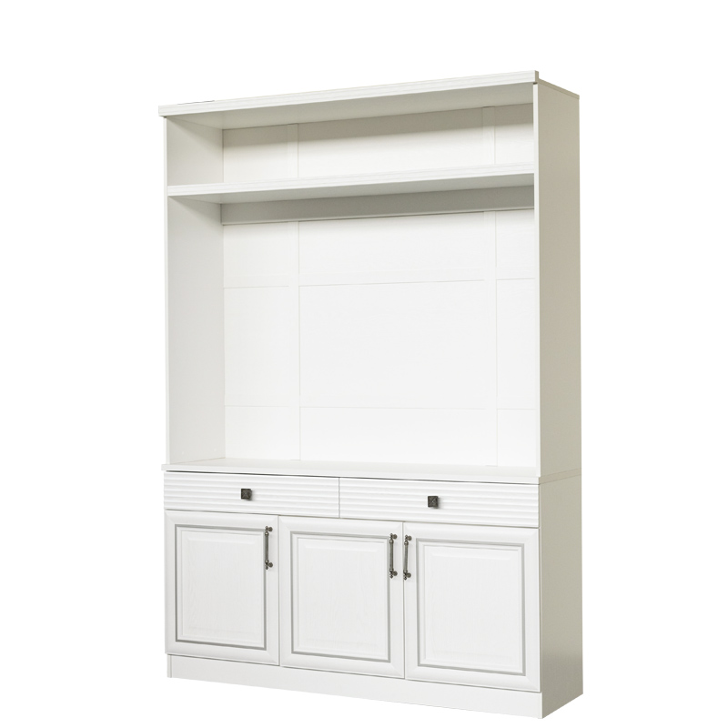 Шкаф под ТВ Орлеан, Ясень белый 