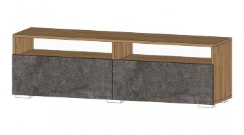 Тумба ТВ-01 Даллас, Цемент темный/дуб вотан