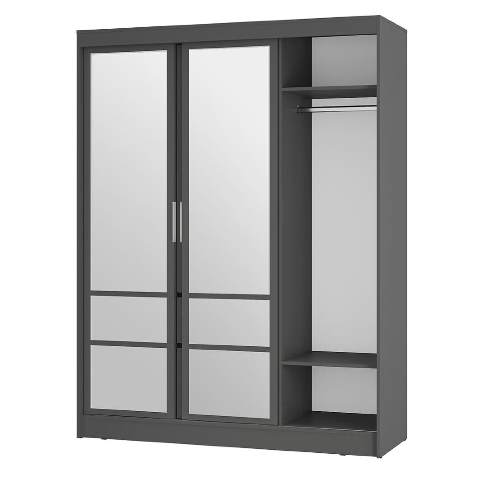 Шкаф-купе Симпл, Графит 