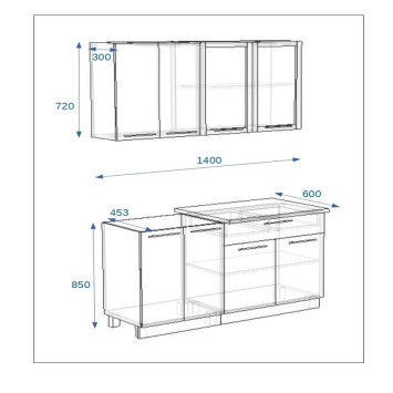 Акация арт. 4 - 1400
