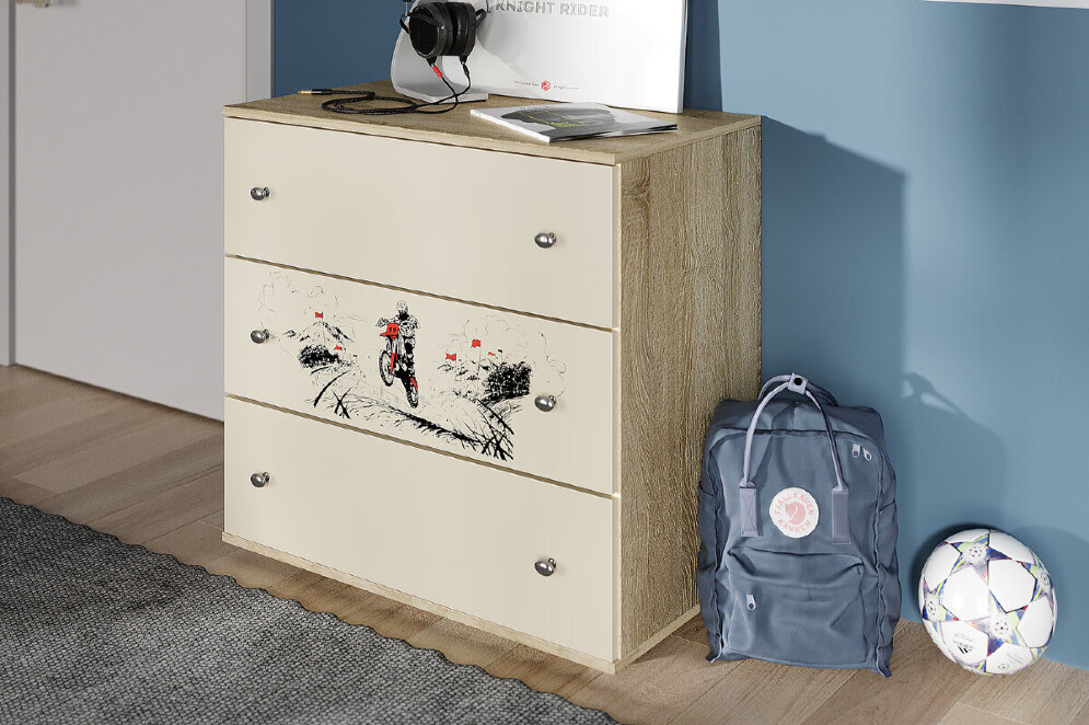 Модульная детская Форсаж, сонома 4 