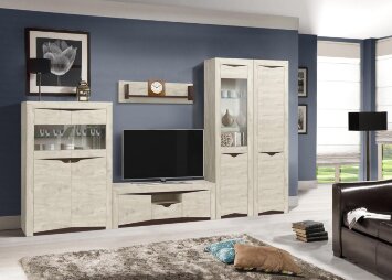 Модульная гостиная Лючия, Бетон пайн