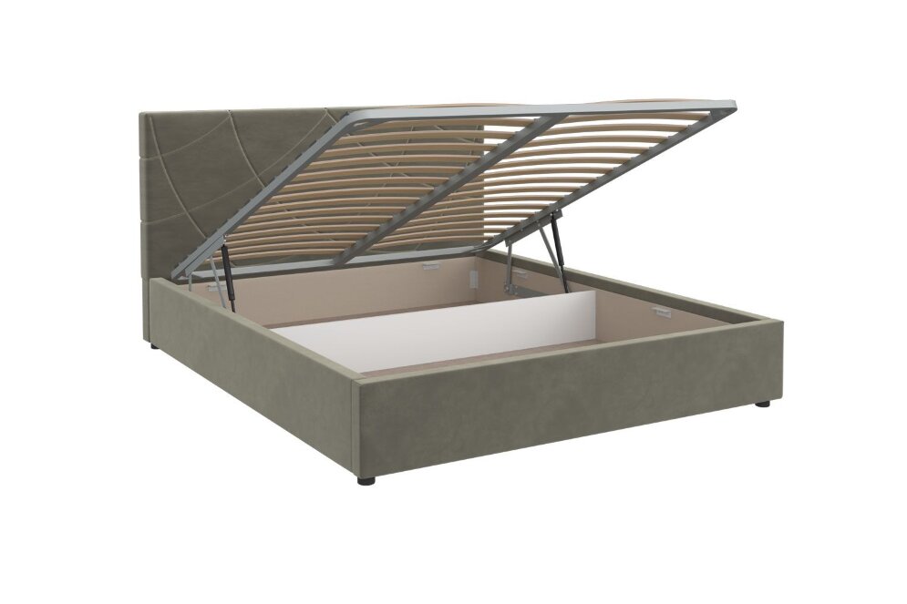 Кровать Версаль, серый (вариант 2)  