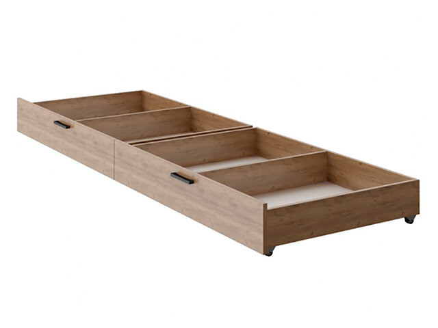 Комплект ящиков для кровати Осло (2шт), дуб 