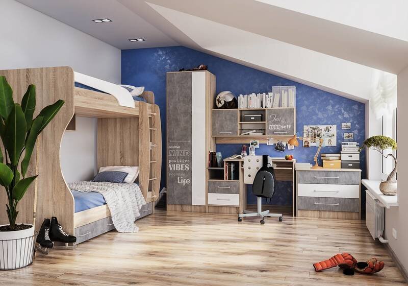 Кровать двухъярусная Колибри Лофт 