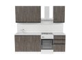 Кухонный гарнитур Ноктюрн стандарт, 160 см 