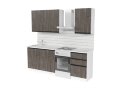 Кухонный гарнитур Ноктюрн стандарт, 160 см 