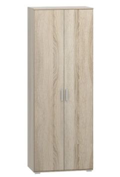 Шкаф двустворчатый Сопрано, Сонома/Белый