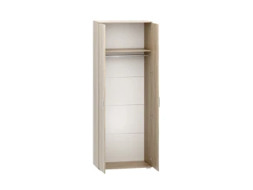 Шкаф двустворчатый Сопрано, Сонома/Белый