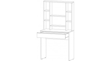 Стол туалетный Элегант, Белый