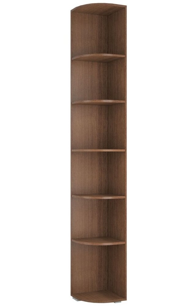 Угловой стеллаж Ливорно ЛШ-10, орех донской 