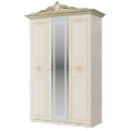 Шкаф 3-х дверный СГ-01 Грация, Слоновая кость 