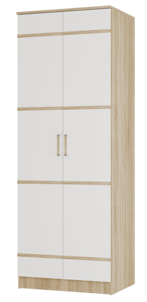 Шкаф 2х-дверный Сакура, сонома 