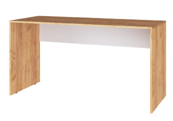  Стол письменный 1450 Квартет-13, Дуб крафт золотой/Белый