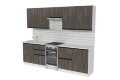 Кухонный гарнитур Ноктюрн мега, 250 см  