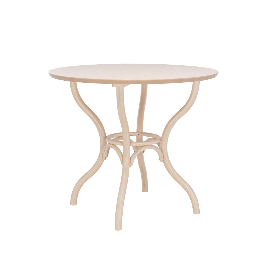 Стол обеденный Тор круглый, дуб беленый 