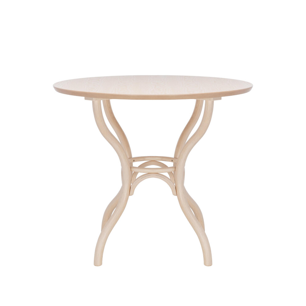 Стол обеденный Тор круглый, дуб беленый 