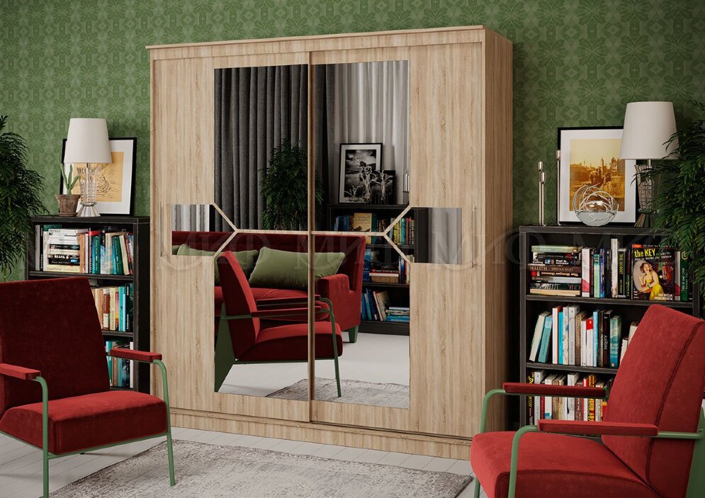 Шкаф-купе 1,5 Элегант   