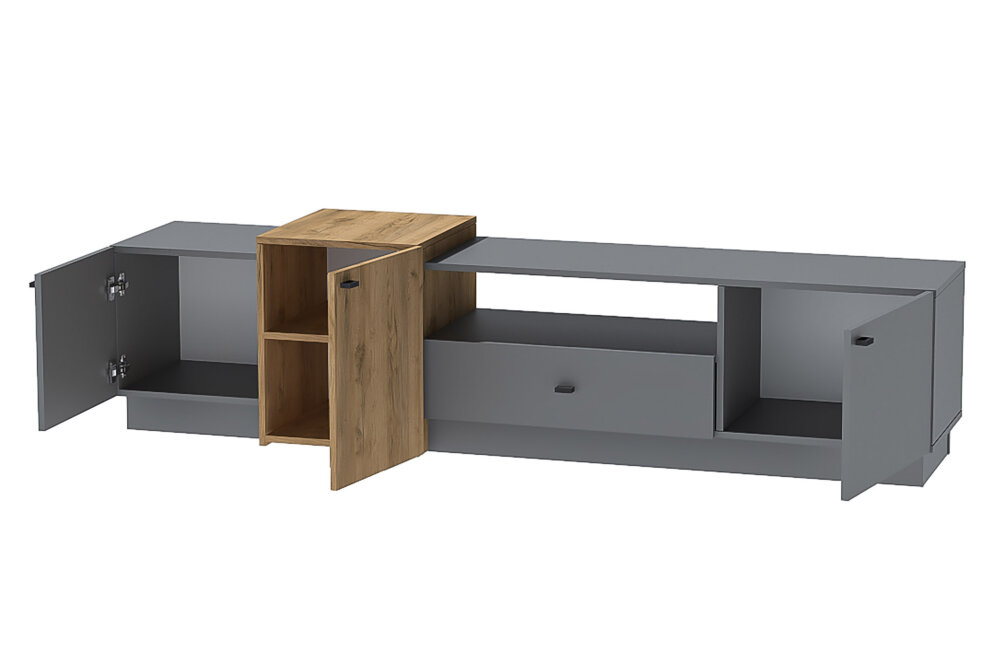 Тумба под ТВ Т-1  Квадро, Графит 