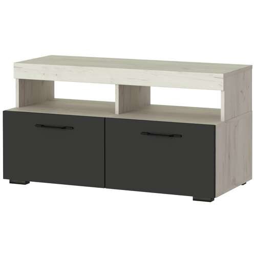 Тумба малая ТМС-1200 Соната, Крафт белый - Антрацит 