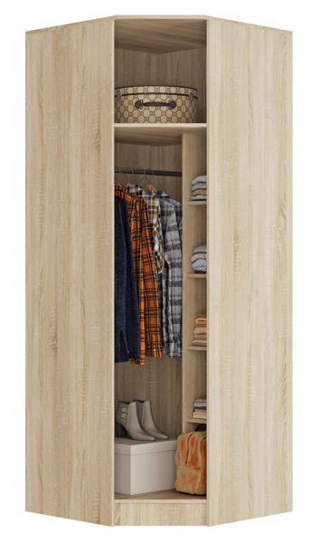 Шкаф угловой Сакура, сонома 