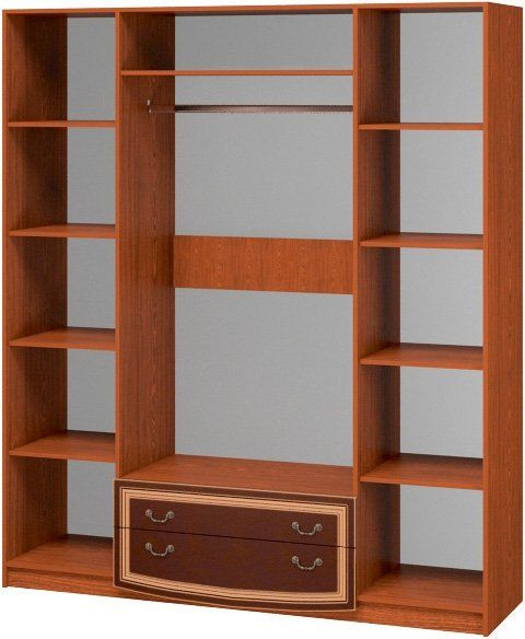 Шкаф 4-х дверный Лотос, Орех 