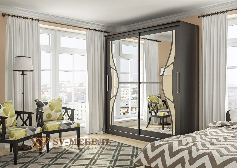 Шкаф-купе 16, венге 