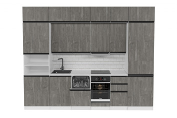 Кухонный гарнитур Ноктюрн люкс, 300 см