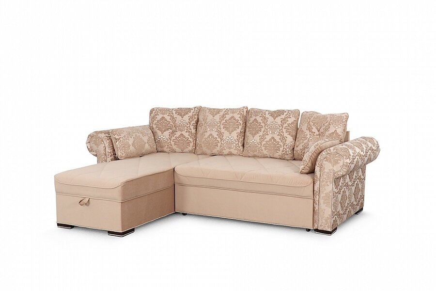 Диван угловой на пружинном блоке Цезарь, вариант 3 