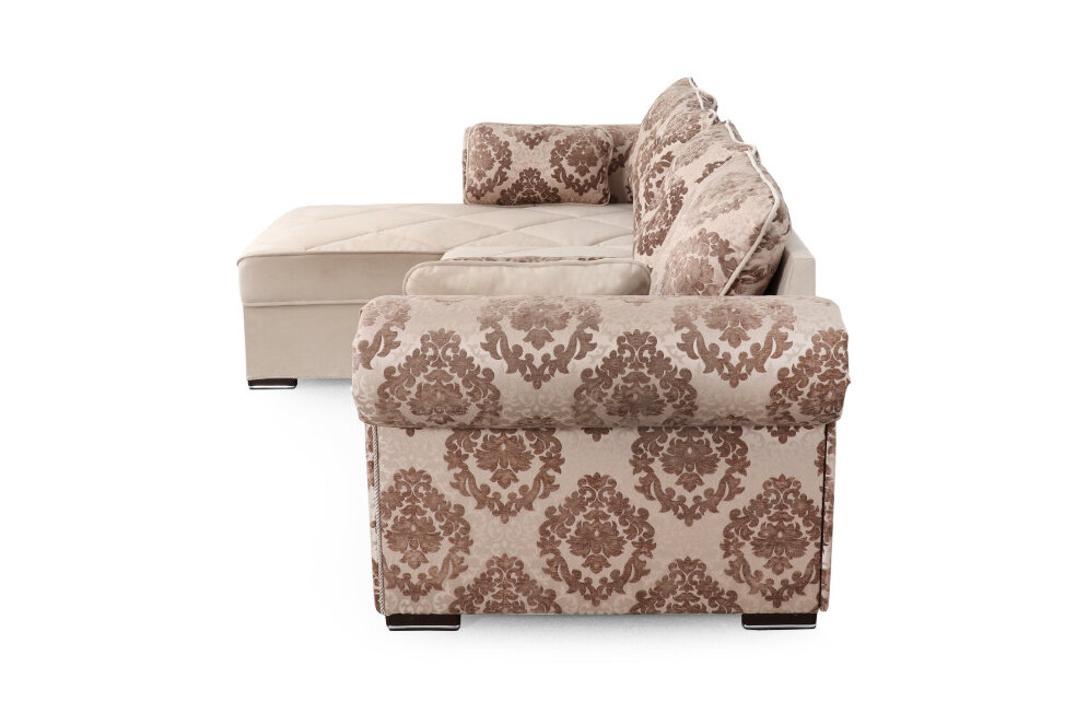 Диван угловой на пружинном блоке Цезарь, вариант 3 