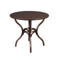 Стол обеденный Тор круглый, темный орех  