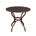 Стол обеденный Тор круглый, темный орех  