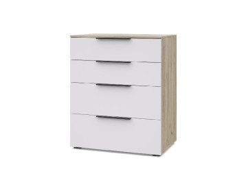 Комод 800 Х88 Харди, Дуб серый/Белый