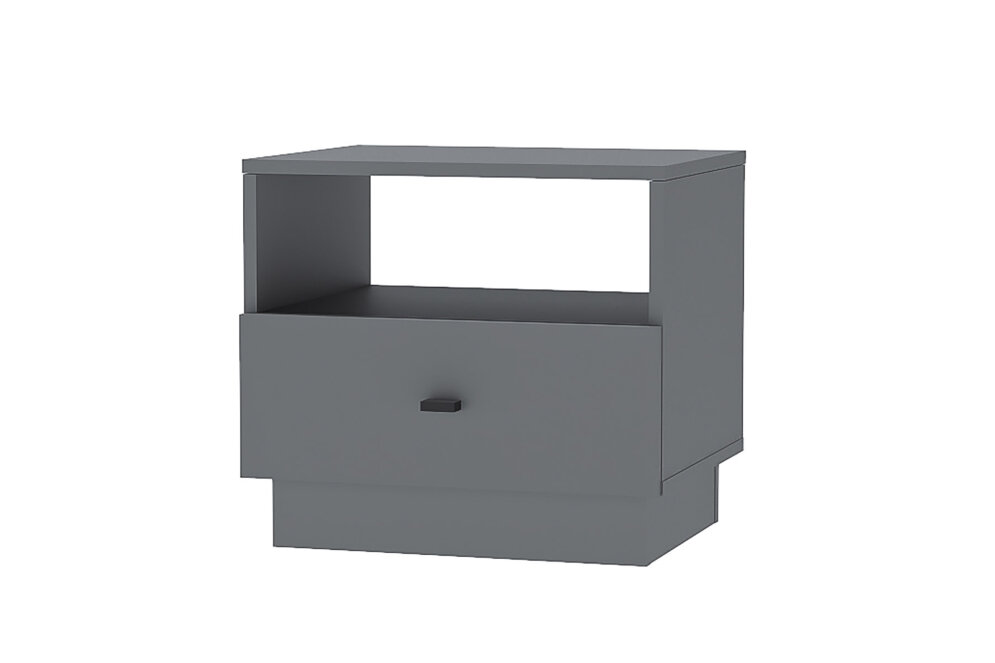Тумба прикроватная Т-2 Квадро, Графит 